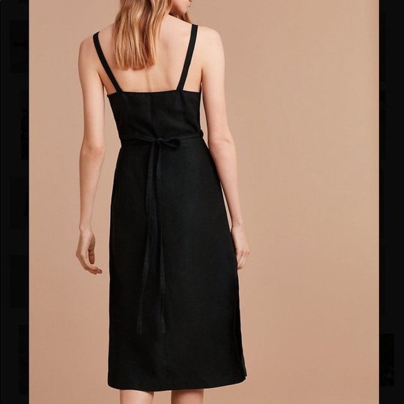 Aritzia Wilfred astere midi dress in black - Picture 2 of 8